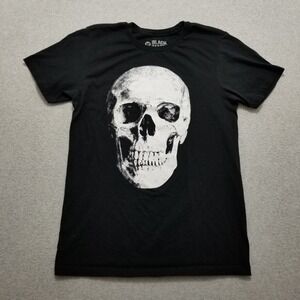 Black Matter Shirt Mens Medium Black Short‎ Sleeve Crew Neck Skull
